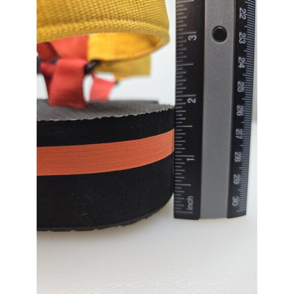 Time and Tru Platform Nature Multi Color Pastel Sandals Rainbow Women's  Size 9 - Picture 12 of 12